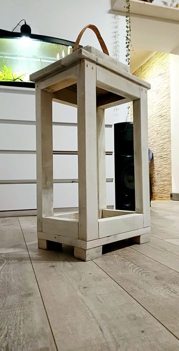 Świecznik drewniany