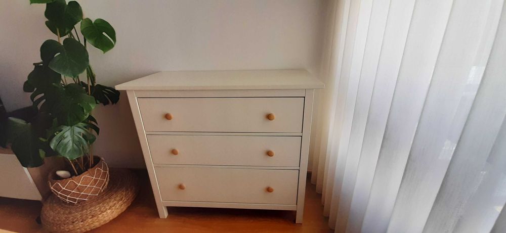 Cómoda HEMNES (IKEA) - 3 gavetas, branca