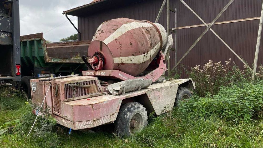 Самохідна бетономішалка Messersi P4-F4 P2F2