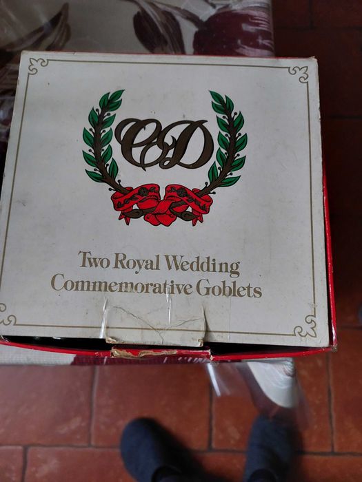 Pamiątkowy zestaw; księżna Diana książe walii 1981r