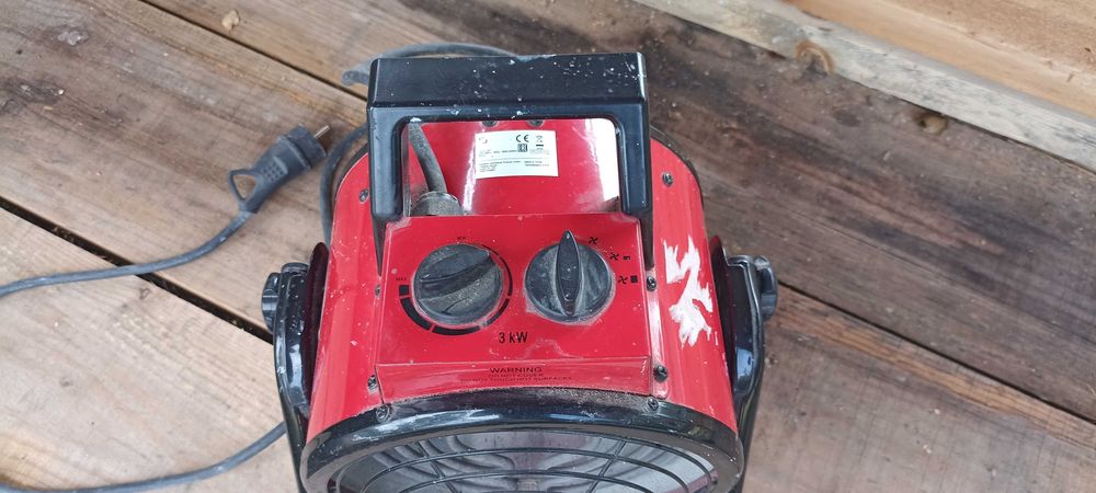 Używana nagrzewnica 3 KW 230 V.
