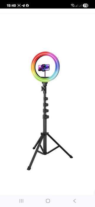 Кільцева світлодіодна RGB лампа Proove Halo (10inch) white