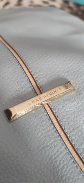 Pojemna torba torebka do ręki Anne Klein groszki