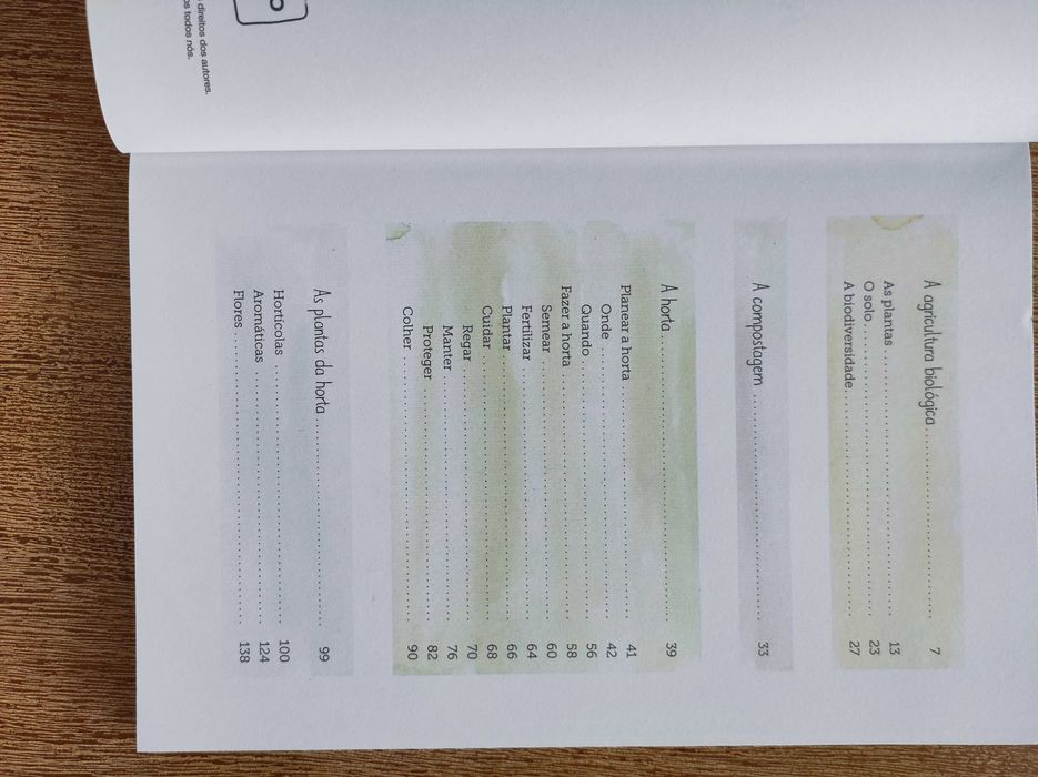 Livro A minha horta é biológica