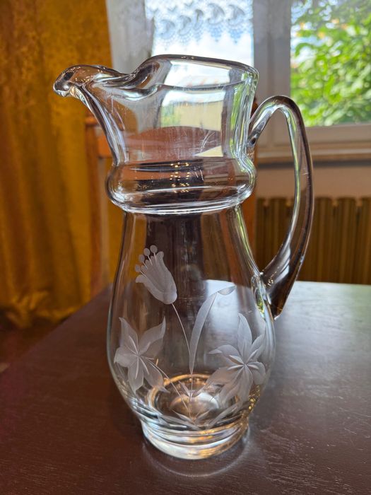 Szklo artystyczne krosno makora kolorowe szklo antyk prl