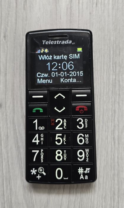 Telefon dla seniora Maxcom