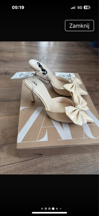 Szpilki Zara 38 nowe