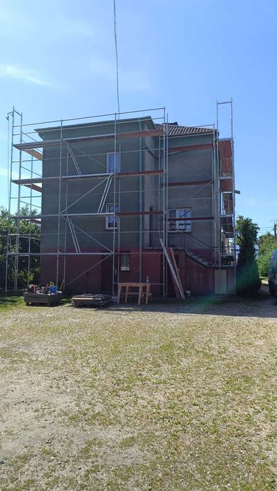 Wynajem rusztowań elewacyjnych, fasadowe Wynajmę Wynajem Wypożyczenie