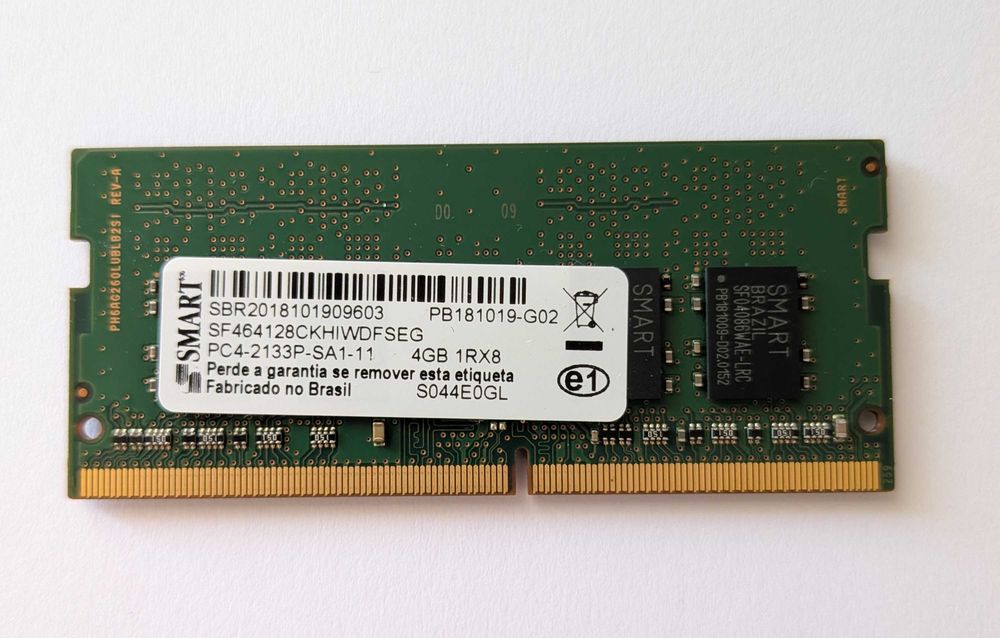 Memórias RAM Diversas DDR2/DDR3/DDR4/SO-DIMM
