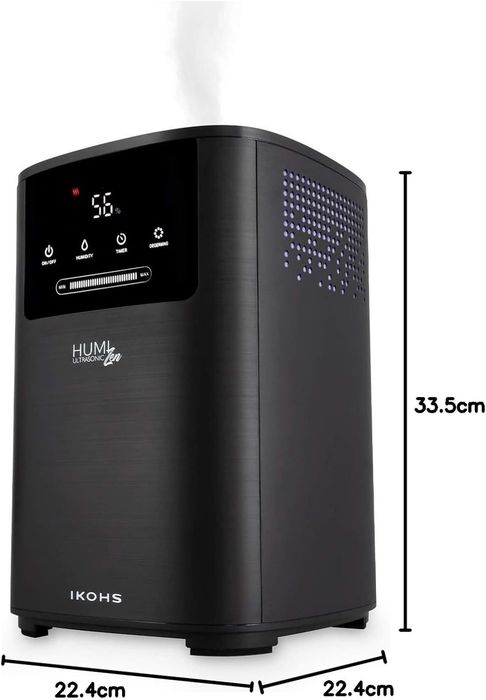CREATE Humizen Ultrasonic Humidificador and Aroma Difusor (preto)