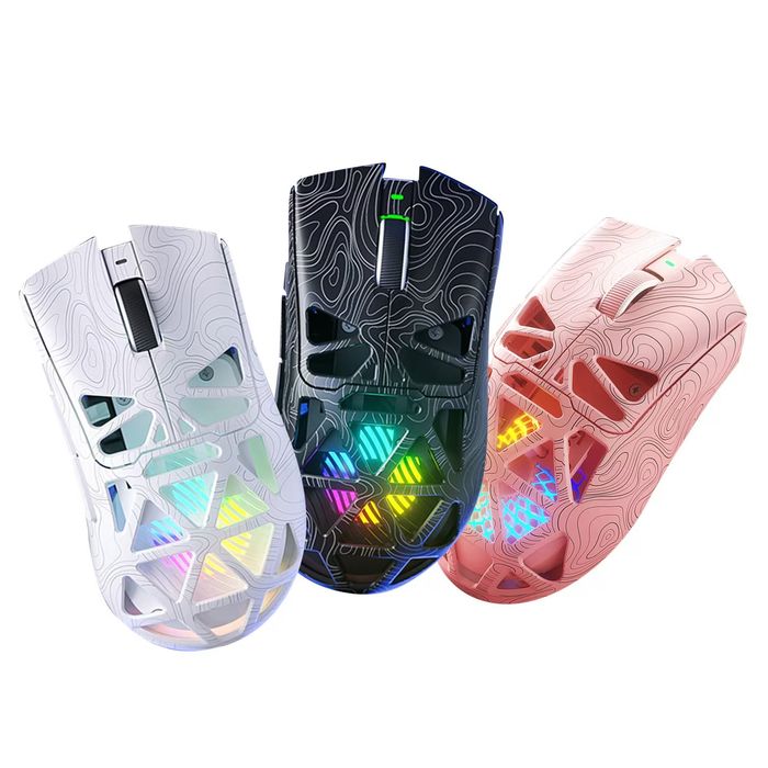 Хіт продажів! Мишка AULA SC620 Black White RGB | PAW 3311 | 67G | 1000Hz |