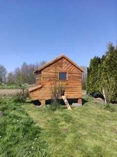 Duży kurnik XXXL dla 20-28 kur, kaczek deska sosna, jodła Ocieplony!