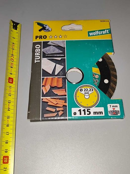 Tarcza Diamentowa Wolfcraft Turbo Q06-1694 000 115mm Nowa