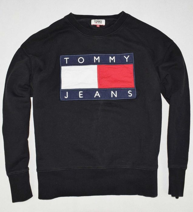 Tommy Hilfiger bluza crewneck big logo XL