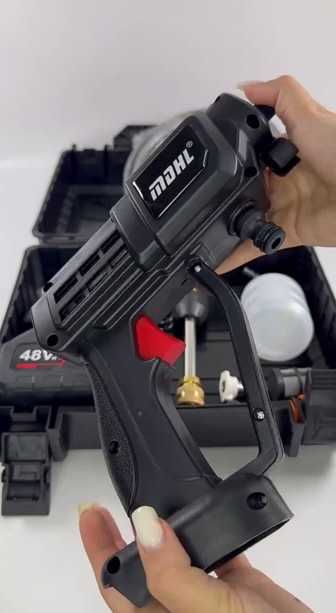 мийка високого тиску 48 v літій кейс мінімийка мойка высокого давления