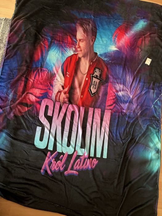 Nowy Mega Duży Koc Skolim 96 Król Latino +Gratis!