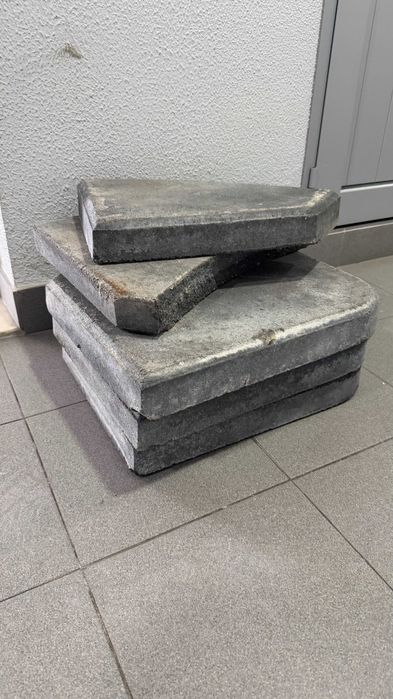 4x Placas Base Guarda-Sol EDYNO 25kg – Hespéride / hôma