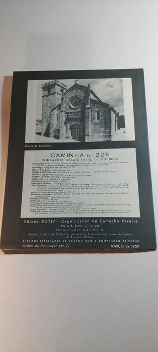 Caminha - Roteiro ROTEP | Incluí Mapa Desdobrável