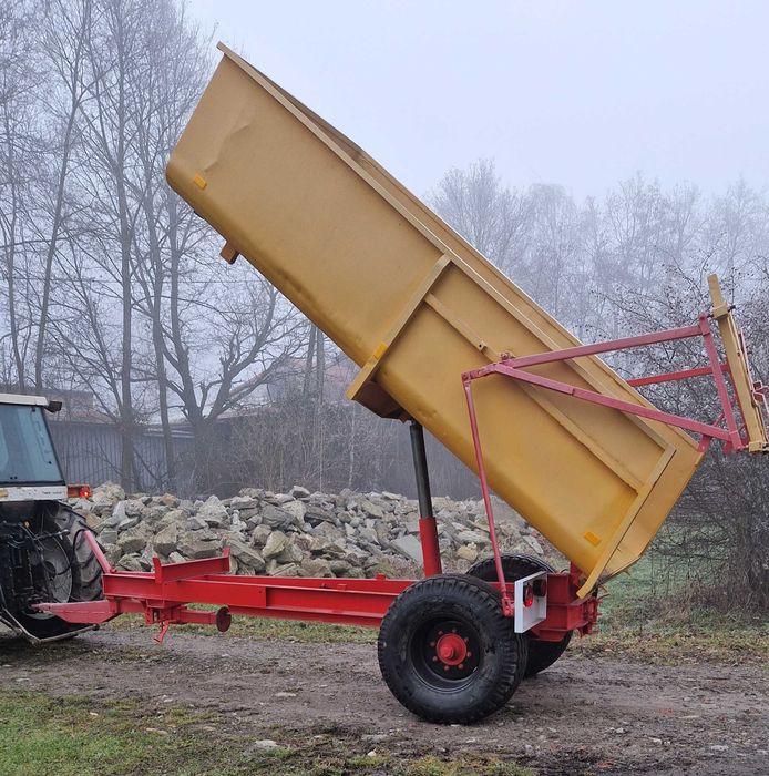 Przyczepa z kiprem MIEDEMA  6 ton  . Przyczepa skorupowa  . Zamiana