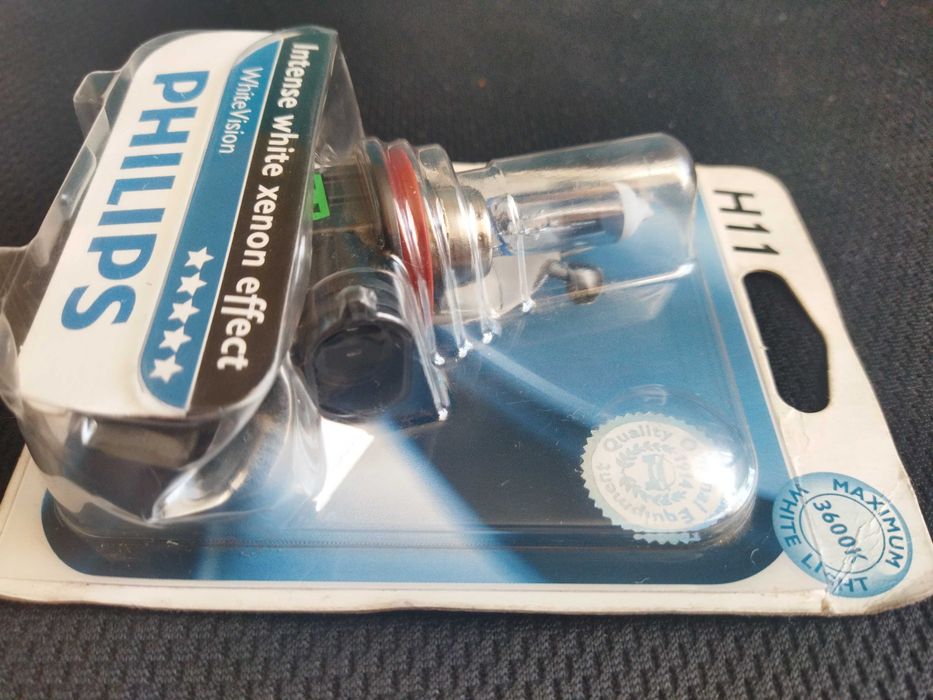 Лампа галогенна Philips Whitevision 12В H11 55Вт 12362WHVB1