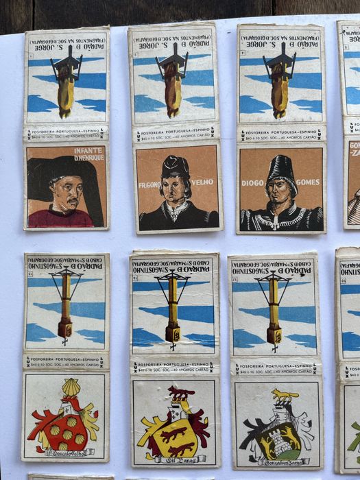 Coleção 33 capas de fósforos do V Centenário dos Descobrimentos Portugueses (33 Capas de Fósforos)
