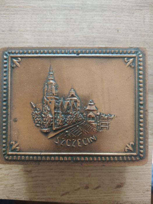 Szkatułka metalowa Wały Chrobrego Szczecin