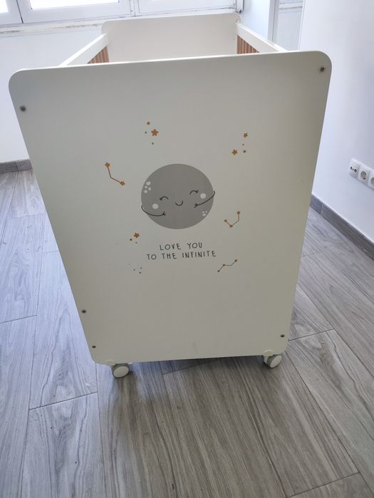 Berço Micuna com Gaveta Arrumação+ Colchão