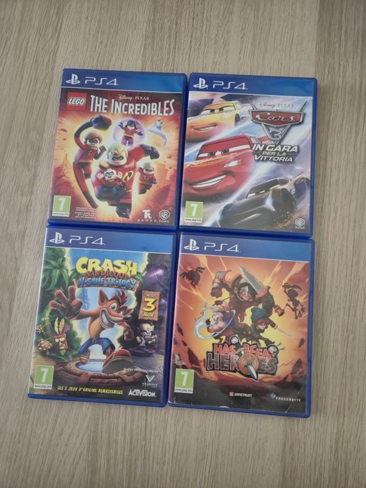 4 jogos PS4 para miúdos e graudos ótimo estado