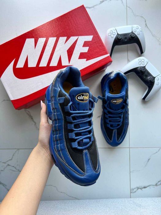 Кросівки Nike Air Max 95 Blue/Yellow premium