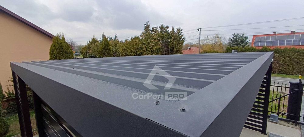 CarPort PREMIUM - wiata samochodowa 5x5 - antracyt   CP115