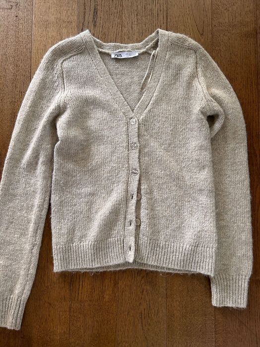 nowy kardigan sweter zara