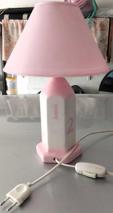 Candeeiro Antigo Quarto Secretário Menina Infantil