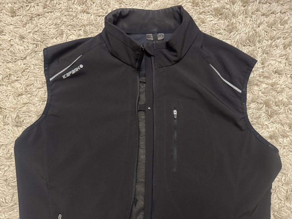 Softshelowa kamizelka kolarska XL idealna na rower