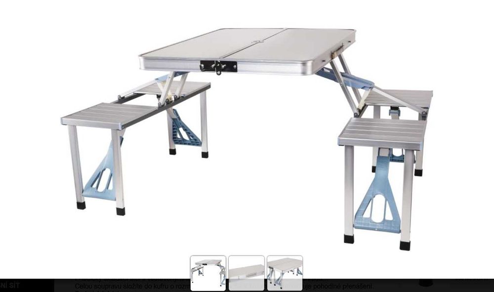 składany stół kempingowy (4 osoby)