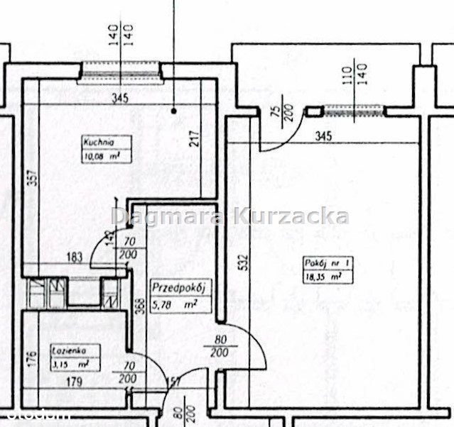Stroszek, 37m2, co miejskie, balkon