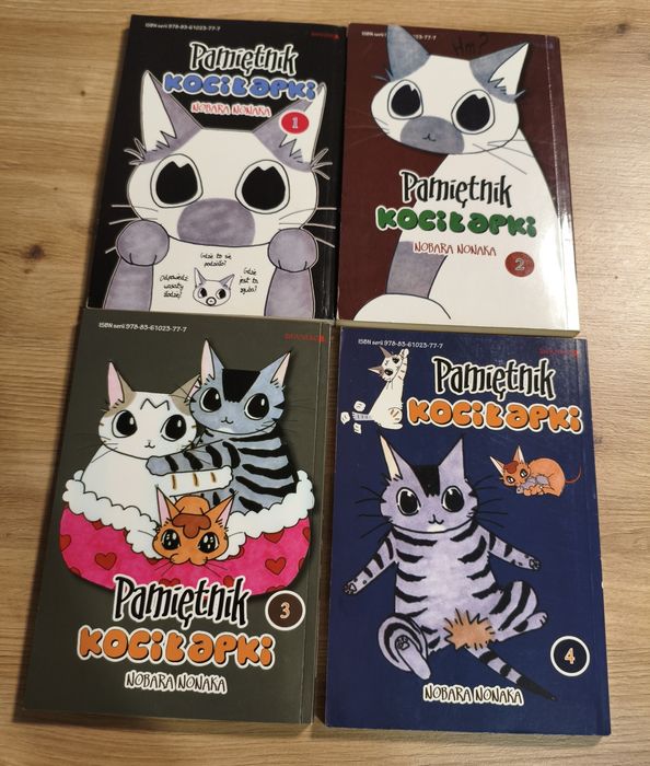 Manga komiks dla kociary kociarza Pamiętnik Kociłapki Nobara Nonaka