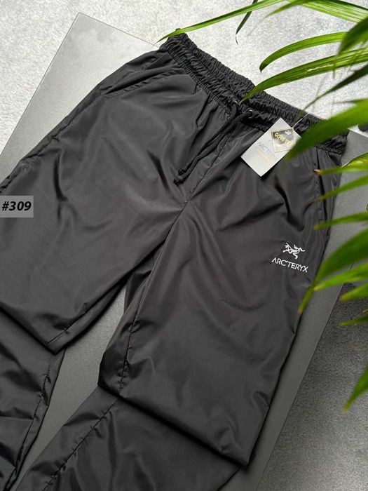 Черные штаны Arcteryx Mini Logo — Спортивні Штани Артерикс — GORETEX