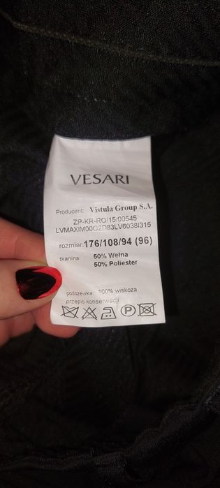 Garnitur Vistula VESARI 170-190cm granatowy