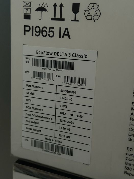Ecoflow delta 3 classic зарядна станція екофло