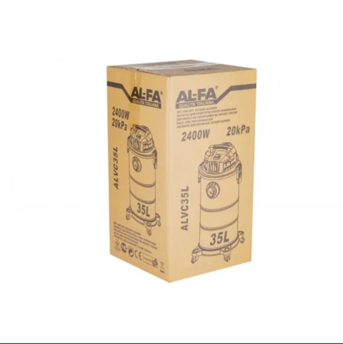 Промышленный пылесос строительный AL-FA ALVC35L 2400W Poland