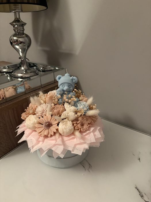 Flower box świece sojowe