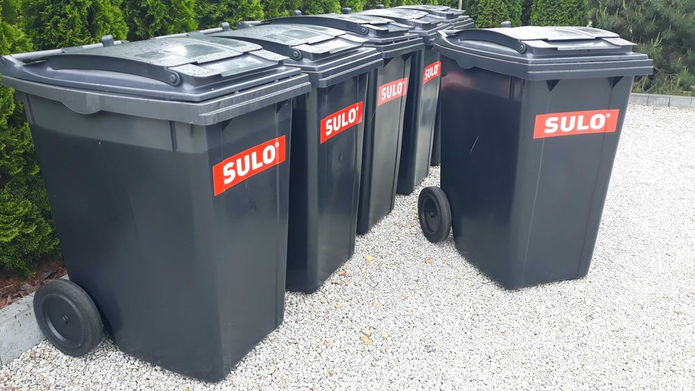Kosz na śmieci pojemnik na odpady duży 340L SULO 240 DOSTAWA GRATIS!