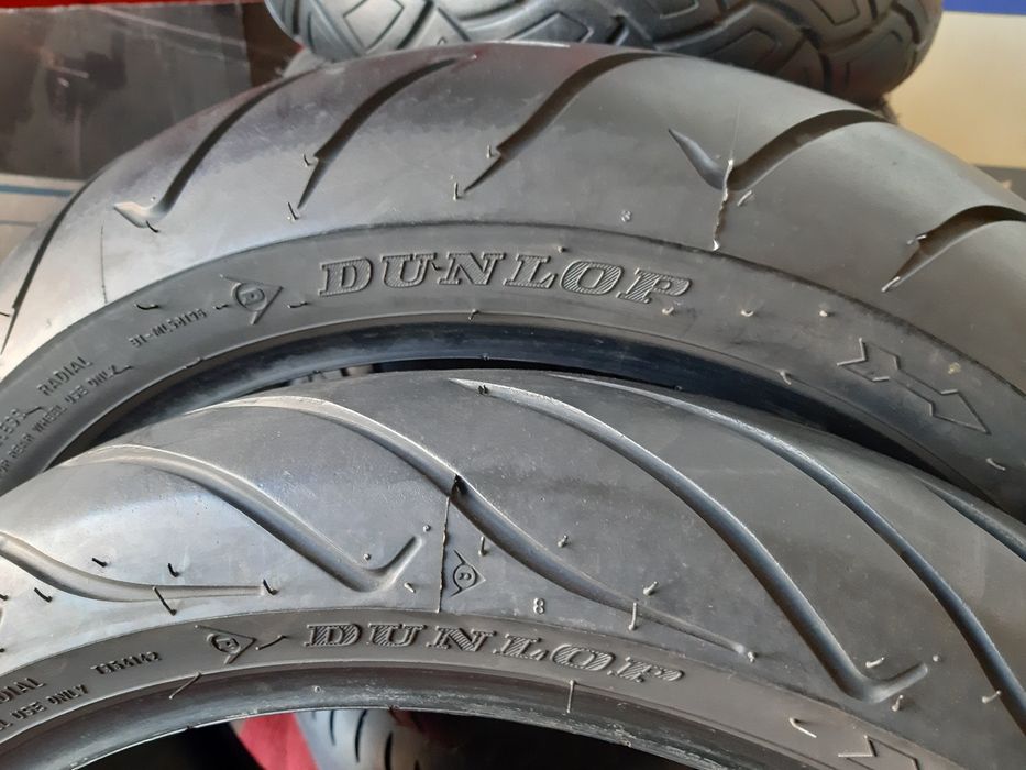 Мото шина 120/70ZR17 +180/55ZR17 Dunlop Sportmax Road Smart з Німеччини