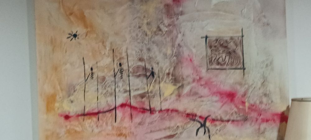 Bonita Tela de pintura abstrata