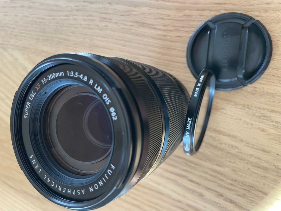 Lente Fujifilm FUJINON XF 55-200mm f/3.5-4.8 R LM OIS + FiltroUV Marumi 62mm