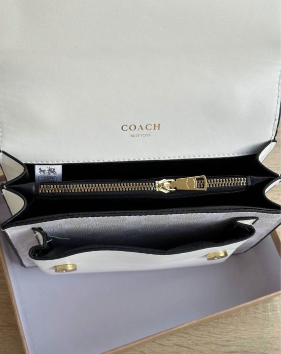 Женская сумка Коуч /білого кольору Coach