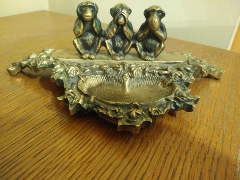 Popielnica z mosiadzu