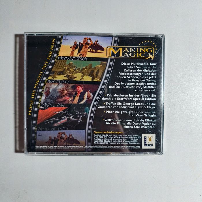 gra pc - star wars: making magic - retro unikat