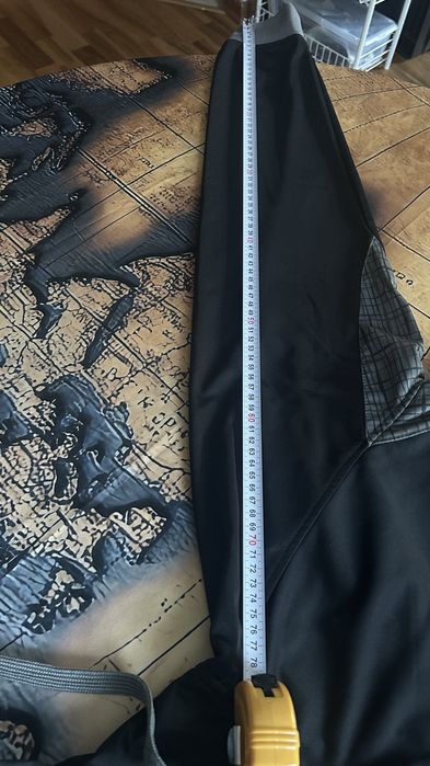 Bluza z kapturem, L, czarna, szara