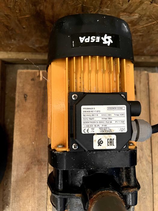 Bomba de água ESPA Prisma 25 5 - Trifásica 1.1kW